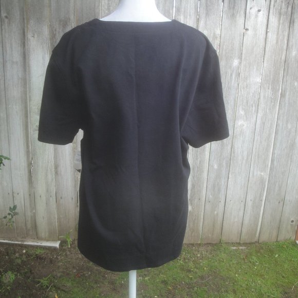 Top Shop Exclusively-Princess Cruises Bohemian Style Knit T-Shirt Black XL NEW - Picture 3 of 4